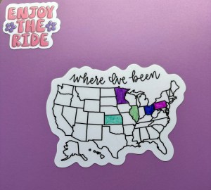 We camped in Kansas outside of Topeka on December 12.